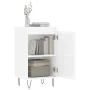 Engineered wood glossy white sideboard 40x35x70 cm by , Sideboards - Ref: Foro24-831056, Price: 55,72 €, Discount: %