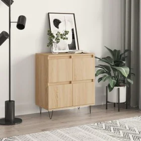 Oak Sonoma plywood sideboard 60x35x70 cm by , Sideboards - Ref: Foro24-831215, Price: 72,25 €, Discount: %