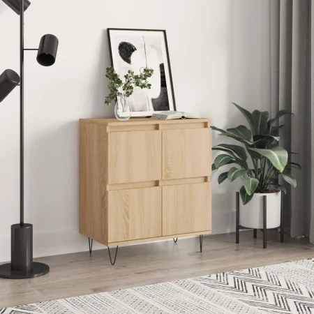 Oak Sonoma plywood sideboard 60x35x70 cm by , Sideboards - Ref: Foro24-831215, Price: 72,25 €, Discount: %