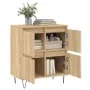 Oak Sonoma plywood sideboard 60x35x70 cm by , Sideboards - Ref: Foro24-831215, Price: 72,25 €, Discount: %
