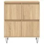 Oak Sonoma plywood sideboard 60x35x70 cm by , Sideboards - Ref: Foro24-831215, Price: 72,25 €, Discount: %