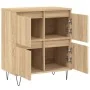Oak Sonoma plywood sideboard 60x35x70 cm by , Sideboards - Ref: Foro24-831215, Price: 72,25 €, Discount: %
