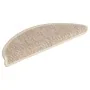 Alfombrilla autoadhesiva escalera 15 uds beige claro 56x17x3 cm de , Alfombrillas para escalones - Ref: Foro24-326897, Precio...