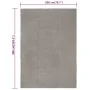 Alfombra rectangular algodón gris 200x300 cm de , Alfombras - Ref: Foro24-345124, Precio: 163,58 €, Descuento: %
