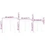 Juego de mesitas auxiliares 3 piezas MDF y hierro gris de , Mesas auxiliares - Ref: Foro24-286095, Precio: 69,21 €, Descuento: %