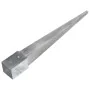 Ground spikes 12 units galvanized steel silver 10x10x91 cm by , Spikes for anchoring in the ground - Ref: Foro24-145424, Pric...