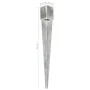 Ground spikes 12 units galvanized steel silver 10x10x91 cm by , Spikes for anchoring in the ground - Ref: Foro24-145424, Pric...