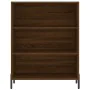 Engineered wood bookshelf in brown oak, 69.5x32.5x90 cm by , Sideboards - Ref: Foro24-828379, Price: 61,87 €, Discount: %