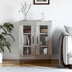 Aparador de madera de ingeniería gris Sonoma 69,5x34x90 cm de , Aparadores - Ref: Foro24-827786, Precio: 86,21 €, Descuento: %