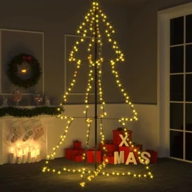 Árbol de Navidad 240 luces LED interior y exterior 118x180 cm de , Arboles de navidad - Ref: Foro24-328581, Precio: 56,83 €, ...