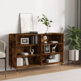 Aparador de madera de ingeniería roble ahumado 103,5x35x70 cm de , Aparadores - Ref: Foro24-827105, Precio: 73,22 €, Descuent...