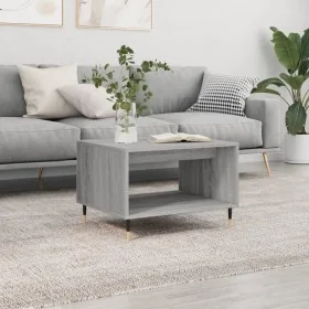 Graue Sonoma-Ingenieurholz-Couchtisch 60x50x40 cm von , Couchtisch - Ref: Foro24-829250, Preis: 43,97 €, Rabatt: %