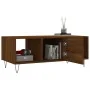 Mesa de centro madera contrachapada roble marrón 102x50x40 cm de , Mesas de centro - Ref: Foro24-829299, Precio: 64,23 €, Des...