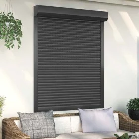 Anthrazitgraue Aluminiumjalousie 120x150 cm von , Fensterläden - Ref: Foro24-144984, Preis: 253,62 €, Rabatt: %