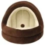 Cama para gatos color marrón y crema 40x40x35 cm de , Camas para gatos - Ref: Foro24-171399, Precio: 31,46 €, Descuento: %