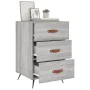 Bedside table made of gray Sonoma engineered wood, 40x40x66 cm. by , Nightstands - Ref: Foro24-827634, Price: 61,20 €, Discou...