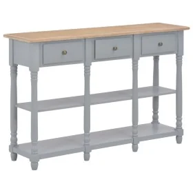 Mesa consola de MDF gris 120x30x76 cm de , Mesas auxiliares - Ref: Foro24-280017, Precio: 153,27 €, Descuento: %