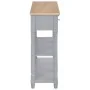 Mesa consola de MDF gris 120x30x76 cm de , Mesas auxiliares - Ref: Foro24-280017, Precio: 153,27 €, Descuento: %