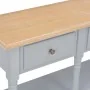 Mesa consola de MDF gris 120x30x76 cm de , Mesas auxiliares - Ref: Foro24-280017, Precio: 153,27 €, Descuento: %