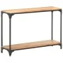 Solid acacia wood console table 110x30x75 cm by , Side tables - Ref: Foro24-320261, Price: 126,87 €, Discount: %