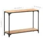 Solid acacia wood console table 110x30x75 cm by , Side tables - Ref: Foro24-320261, Price: 126,87 €, Discount: %