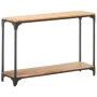 Solid acacia wood console table 110x30x75 cm by , Side tables - Ref: Foro24-320261, Price: 126,87 €, Discount: %