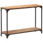 Solid acacia wood console table 110x30x75 cm by , Side tables - Ref: Foro24-320261, Price: 126,87 €, Discount: %