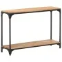 Solid acacia wood console table 110x30x75 cm by , Side tables - Ref: Foro24-320261, Price: 126,87 €, Discount: %