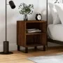 Mesita de noche madera de ingeniería roble marrón 40x30x50 cm de , Mesitas de noche - Ref: Foro24-826810, Precio: 38,32 €, De...