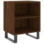 Engineered wood brown oak bedside table 40x30x50 cm by , Nightstands - Ref: Foro24-826810, Price: 38,32 €, Discount: %