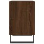 Engineered wood brown oak bedside table 40x30x50 cm by , Nightstands - Ref: Foro24-826810, Price: 38,32 €, Discount: %
