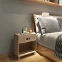 Brown bedside table, 2 units, solid wood by , Nightstands - Ref: Foro24-243162, Price: 109,72 €, Discount: %