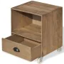 Brown bedside table, 2 units, solid wood by , Nightstands - Ref: Foro24-243162, Price: 109,72 €, Discount: %