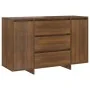 Aparador con 3 cajones marrón roble 120x41x75 cm de , Aparadores - Ref: Foro24-813064, Precio: 151,94 €, Descuento: %