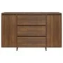 Aparador con 3 cajones marrón roble 120x41x75 cm de , Aparadores - Ref: Foro24-813064, Precio: 151,94 €, Descuento: %