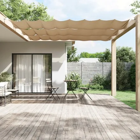 Toldo vertical tela oxford gris taupé 60x600 cm de , Sombrillas - Ref: Foro24-148398, Precio: 28,25 €, Descuento: %
