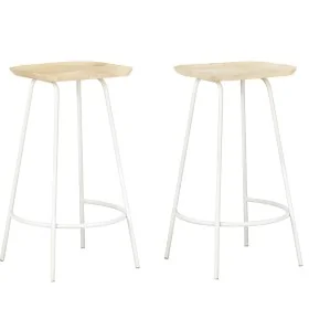 Taburetes de cocina 2 unidades madera maciza de mango de , Taburetes de cocina - Ref: Foro24-320649, Precio: 159,09 €, Descue...
