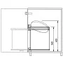 Hailo Papelera de armario Compact-Box tamaño M 15 L blanca 3555-001 de , Cubos de la basura y papeleras - Ref: Foro24-415440,...