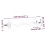 Juego de barra con discos 30 kg hierro fundido y acero cromado de , Peso libre - Ref: Foro24-93629, Precio: 120,56 €, Descuen...