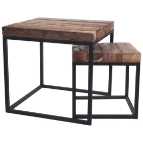 H&S Collection Beistelltisch-Set 2-teilig aus Teakholz von , Seitentische - Ref: Foro24-436202, Preis: 163,85 €, Rabatt: %