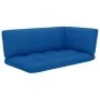 Corner garden sofa made of black impregnated pine wood pallets by , Modular outdoor sofas - Ref: Foro24-3066586, Price: 122,6...