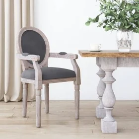 Silla de comedor terciopelo gris oscuro 54x56x96,5 de , Sillas de comedor - Ref: Foro24-344484, Precio: 180,65 €, Descuento: %