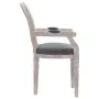 Silla de comedor terciopelo gris oscuro 54x56x96,5 de , Sillas de comedor - Ref: Foro24-344484, Precio: 180,65 €, Descuento: %