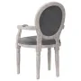 Silla de comedor terciopelo gris oscuro 54x56x96,5 de , Sillas de comedor - Ref: Foro24-344484, Precio: 180,65 €, Descuento: %