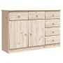 Sideboard HOCH aus massivem Kiefernholz 112x35x73 cm von , Sideboards - Ref: Foro24-353939, Preis: 173,90 €, Rabatt: %