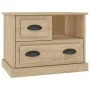 Mesita de noche color roble Sonoma 60x39x45 cm de , Mesitas de noche - Ref: Foro24-816363, Precio: 67,63 €, Descuento: %
