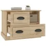 Mesita de noche color roble Sonoma 60x39x45 cm de , Mesitas de noche - Ref: Foro24-816363, Precio: 67,63 €, Descuento: %