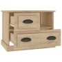 Mesita de noche color roble Sonoma 60x39x45 cm de , Mesitas de noche - Ref: Foro24-816363, Precio: 67,63 €, Descuento: %