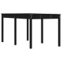 Mesa de jardín madera maciza pino negro 159,5x82,5x76 cm de , Mesas de jardín - Ref: Foro24-823980, Precio: 148,30 €, Descuen...