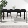 Mesa de jardín madera maciza pino negro 159,5x82,5x76 cm de , Mesas de jardín - Ref: Foro24-823980, Precio: 148,30 €, Descuen...